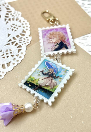 violet evergarden charm