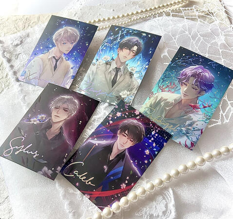 LADS uv holo photocards